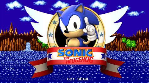 Sfm Sonic The Hedgehog Genesis Title Screen Hd By Blueeyedthunder
