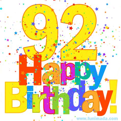 Happy 92nd Birthday Animated S