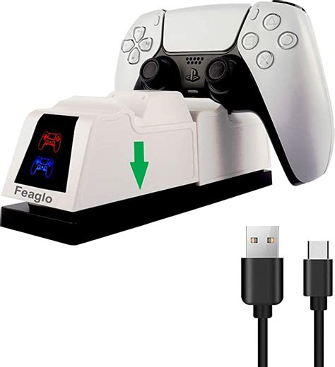 Feaglo Ps5 Controller Charger Dock 2h Fast Charging Docking Station