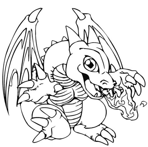 Cartoon Dragon Coloring Pages Download And Print For Free