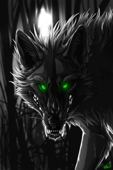 Black Hide By Wolfroad On Deviantart Demon Wolf Anime Wolf Drawing Fantasy Wolf