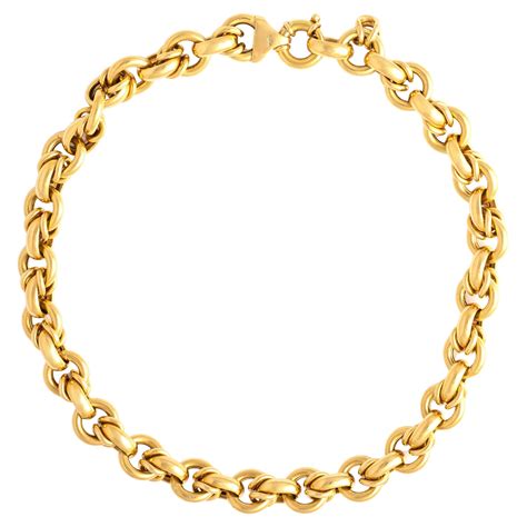 Hollow Chain Bracelet 18 Karat Yellow Gold At 1stdibs