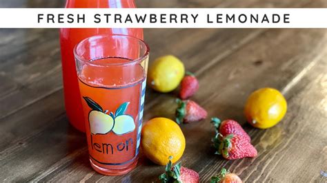 Pink Strawberry Lemonade From Scratch Recipestested Youtube