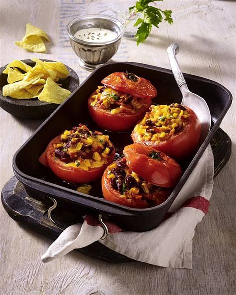 Viele leckere rezepte aus dem bereich mexikanisches gebäck bei foodtempel. Gefüllte Tomate auf mexikanische Art Rezept | LECKER | Rezept | Rezepte, Gefüllte tomaten, Lecker