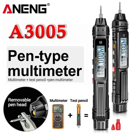 Aneng A3005 Multimeter Digital Miniatur Non Kontak Profesional Meteran