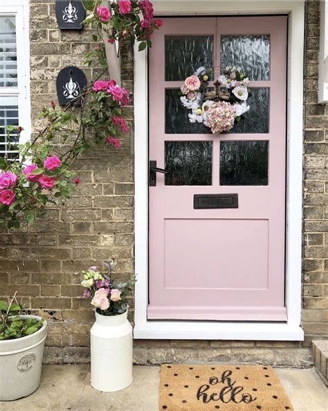 Oh Hello Spotty Doormat Artsy Doormats Pink Front Door Front Door