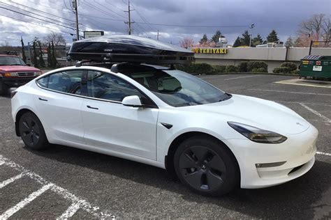 Tesla Model S W Panoramic Roof 4dr Rack Installation Photos