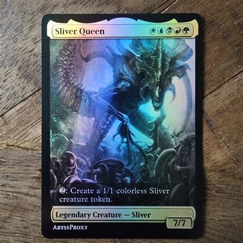 Sliver Queen B Foil Abyss Proxy Shop