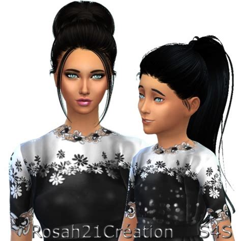 Sims Dentelle Mom And Daughter • Sims 4 Downloads