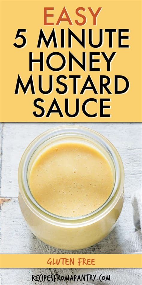 This Easy Homemade Honey Mustard Sauce Is Made With Just 4 Pantry