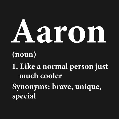 Aaron Name Definition Funny Personalized Aaron Name Definition Funny