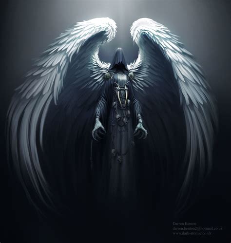 Fallen Angel Archangel Reaper Tattoo Carsdesktopbackgrounds