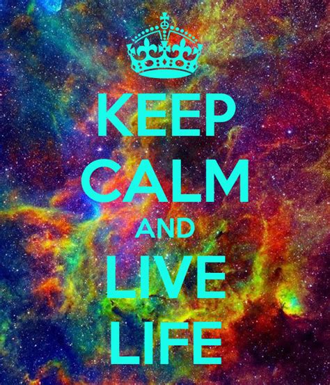 Keep Calm And Live Life Poster Bandaid Keep Calm O Matic