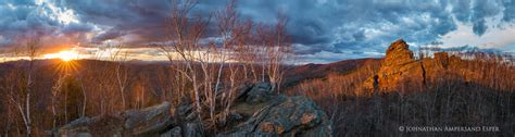 Chimney Mountain Spring Sunset Light On Summit Rocks Wildernesscapes