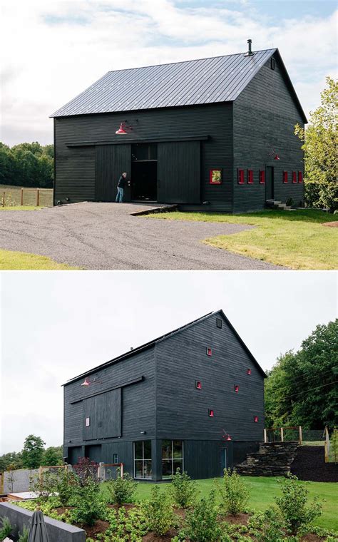 Red Architecture Black Barn The Architect