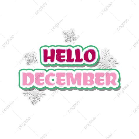 Pink Lettering Art Design Of Hello December Lettering Art Hello