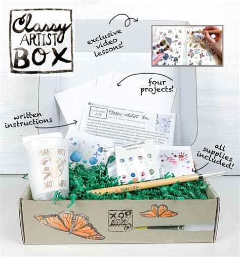 Classy Artist Box Announces Art Subscription Boxes For Kids And Adults