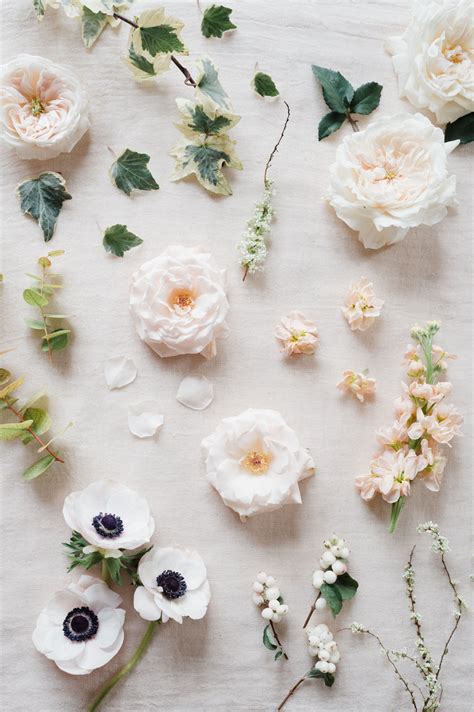 Neutral And Classic Wedding Flower Ingredients Wedding Flower Types