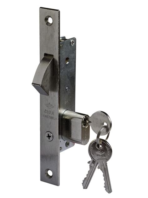 Hook Mortise Keyed Door Lock 16 Mm Or 34 With Half Oval Cylinder