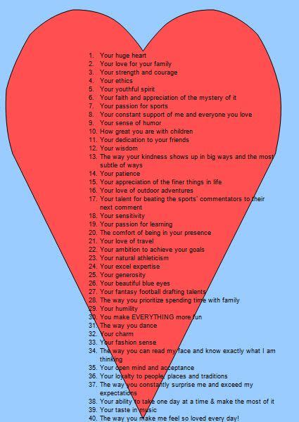40 Reasons Why I Love You Jeffrey Thomas Thelen Reasons Why I Love You 52 Reasons Why I Love