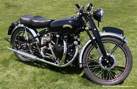 Vintage 1951 Vincent Black Shadow Series C Motorcycle Vintage