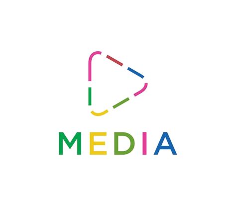 Premium Vector Digital Media Simple Logo Design Template