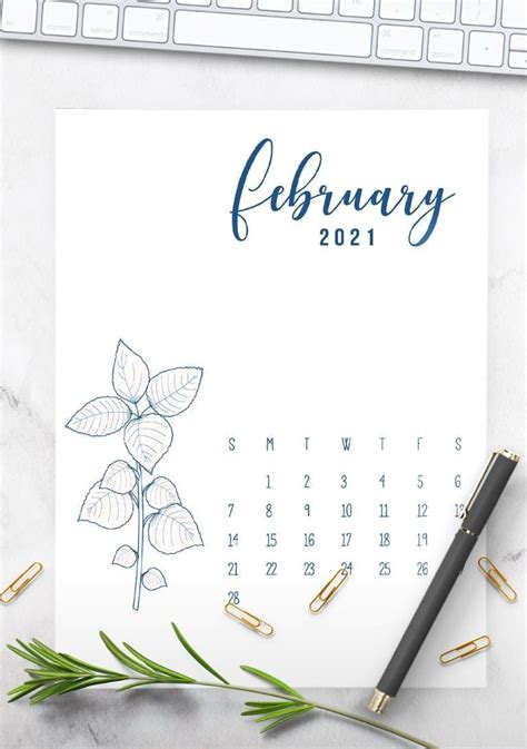 Free Printable Calendar 2021 Floral World Of Printables Free