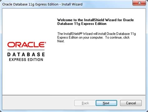 Unzip the download and run the disk1/setup.exe}. Oracle Database 11g Express Edition Quick Tour