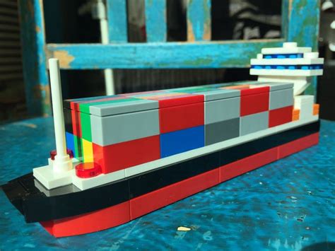 Lego Mini Cargo Ship Cargo Shipping Lego Cargo