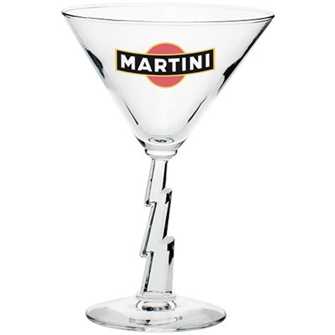 Clear Libbey 10 Oz Lightning Stem Martini Glass Plum Grove