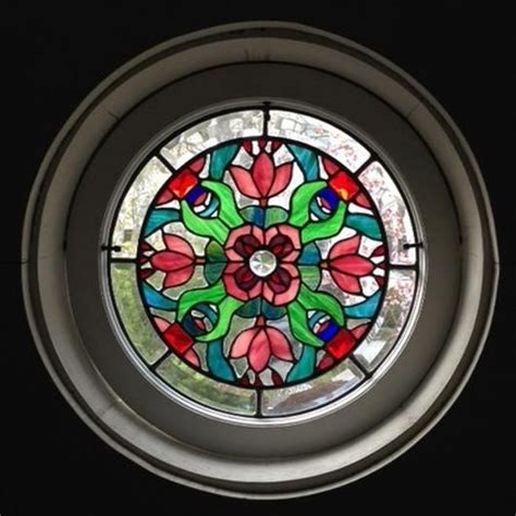 Round Stained Glass Window Glass Designs