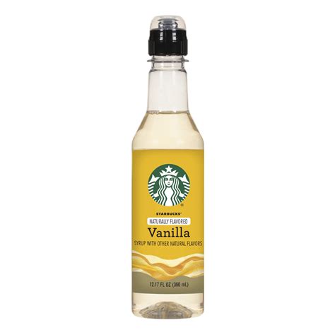 Starbucks Naturally Flavored Vanilla Coffee Syrup 1217 Oz