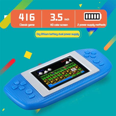 Ultra Thin Portable Handheld Game Consoles 35 Color Screen Childrens