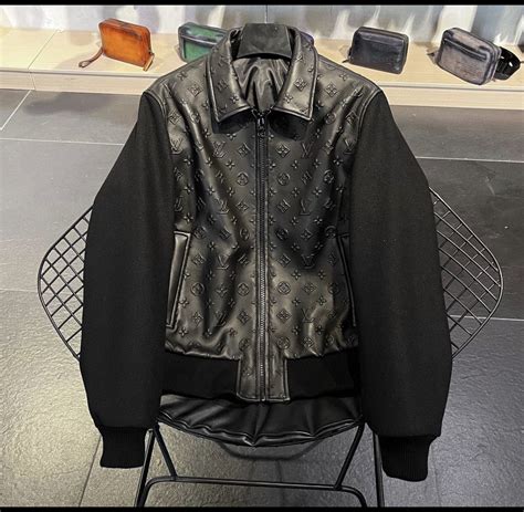 Louis Vuitton Embossed Monogram Mix Leather Blouson Luxury Wears