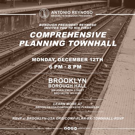 Town Hall On Comprehensive Planning 2022 Office Of The Brooklyn