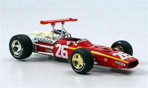 Ferrari 312 F1 Miniature Jacky Ickx 1968 Brumm 143 Voiture