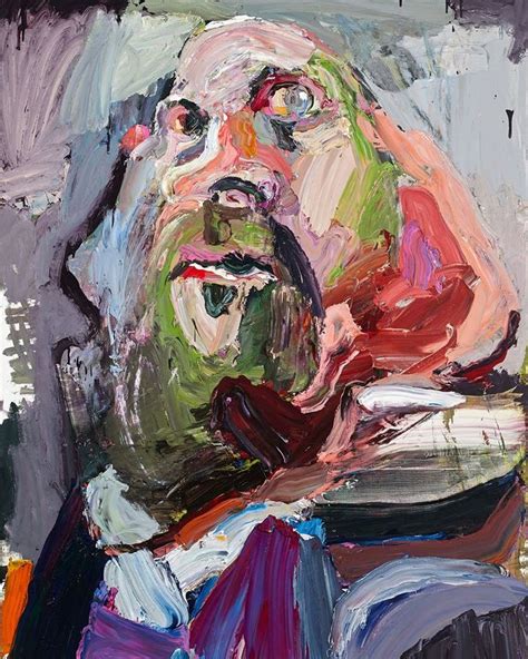 Ben Quilty Self Portrait The Executioner Expressionism Painting Abstract