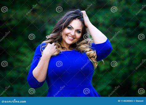 Plus Size Woman Curvy Model Voluptuous Silhouette And Body Curvy