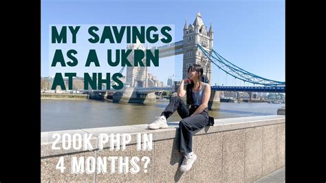 My Savings As A Ukrn In The Nhs 200k Php In 4 Months Youtube