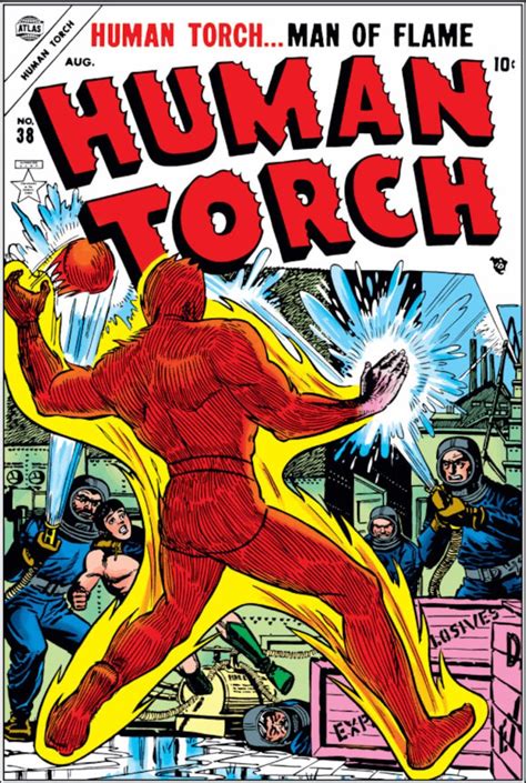 Human Torch Comics Rare Vintage Golden Age 1940 1954 1 38 Etsy