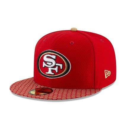 With the 49ers reinforcements secured heading into 2021, san francisco was granted. San Francisco 49ers 2017 Sideline Red 59FIFTY | New Era ...