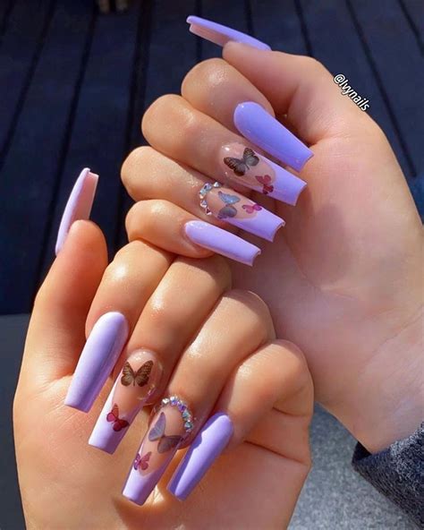 beautynailsclip on instagram “ughh i just love this butterflies💜💅 swipe for the video👉drop a