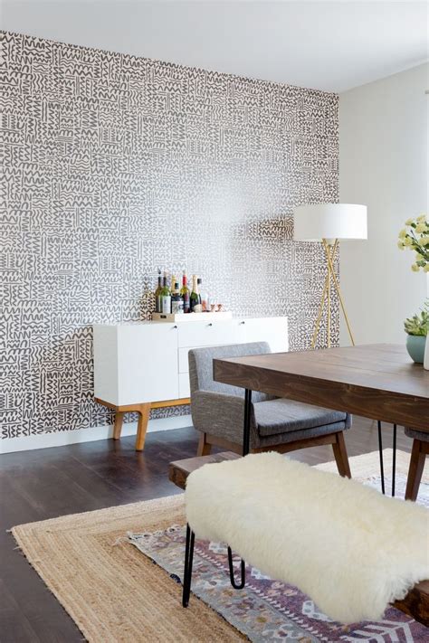 Beautiful Accent Wall Wallpaper Gray Living Room Bedroom Ideas Textured