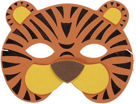 Como Hacer Una Mascara De Tigre En Foami Imagui
