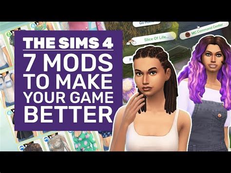 7 Mods To Make The Sims 4 A Better Game Best Sims 4 Mods ️ Latest 2022