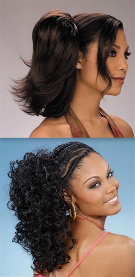 Ponytail Hairstyles For Black Women Hairstyle For Black