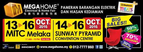Maybank treats sg app allows you to redeem and enjoy a host of instant dining, shopping and travel privileges on the go. Megahome Electrical & Home Fair 14 to 16 October 2016 ...