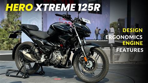 Hero Xtreme 125r Launched Features Ergonomics Design Youtube