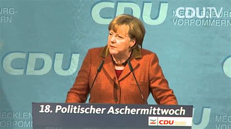 Die Rede Von Angela Merkel Auf Dem Politischen Aschermittwoch In Voller