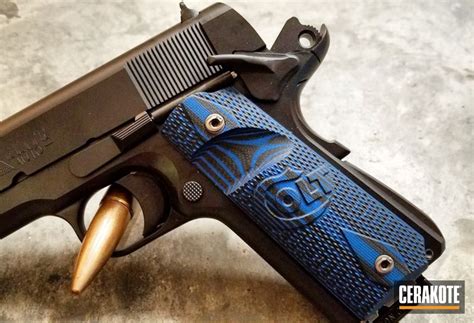 Cerakote H 146 Graphite Black Featured On This Custom Colt 1911 By